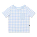 KYTE BABY GINGHAM BREEZE SHIRT WITH POCKET