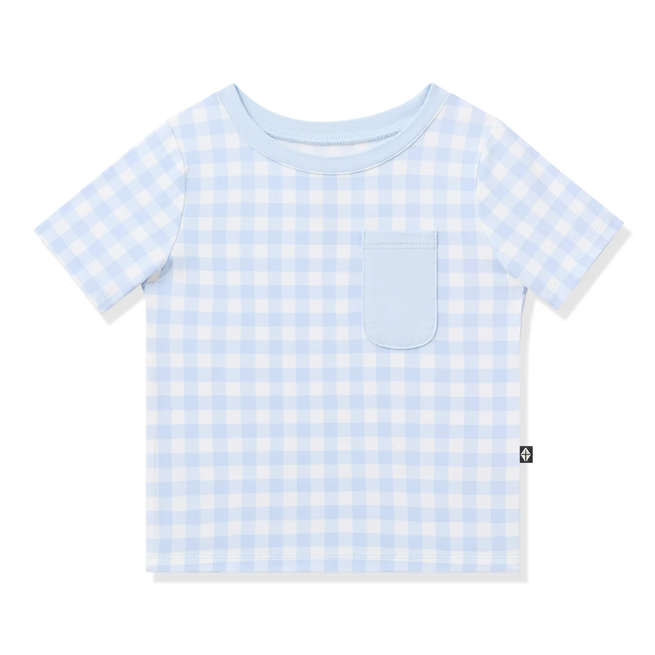 KYTE BABY GINGHAM BREEZE SHIRT WITH POCKET