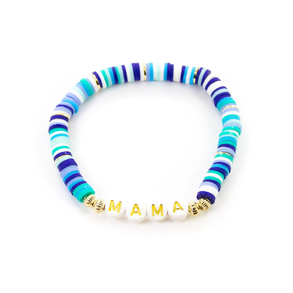 SAVVY BLING MAMA BRACELET BLUE