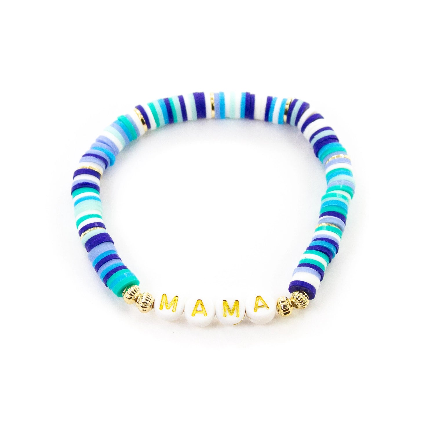 SAVVY BLING MAMA BRACELET BLUE
