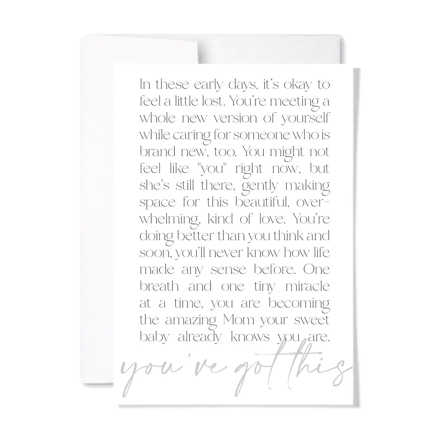 PAPERSCRIPT NEW MOM CARD