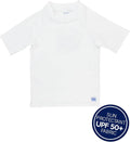 RUGGEDBUTTS WHITE SHORT SLEEVE SWIM SHIRT