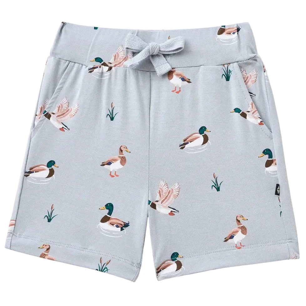 KYTE BABY MALLARD DUCK DRAWSTRING SHORTS
