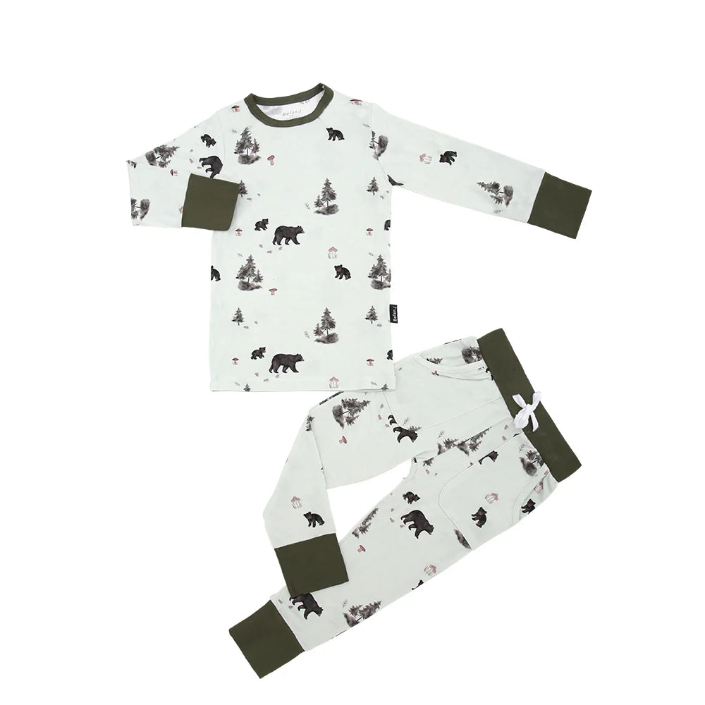 Belan J Black Bears Long Sleeve PJ Jogger Set