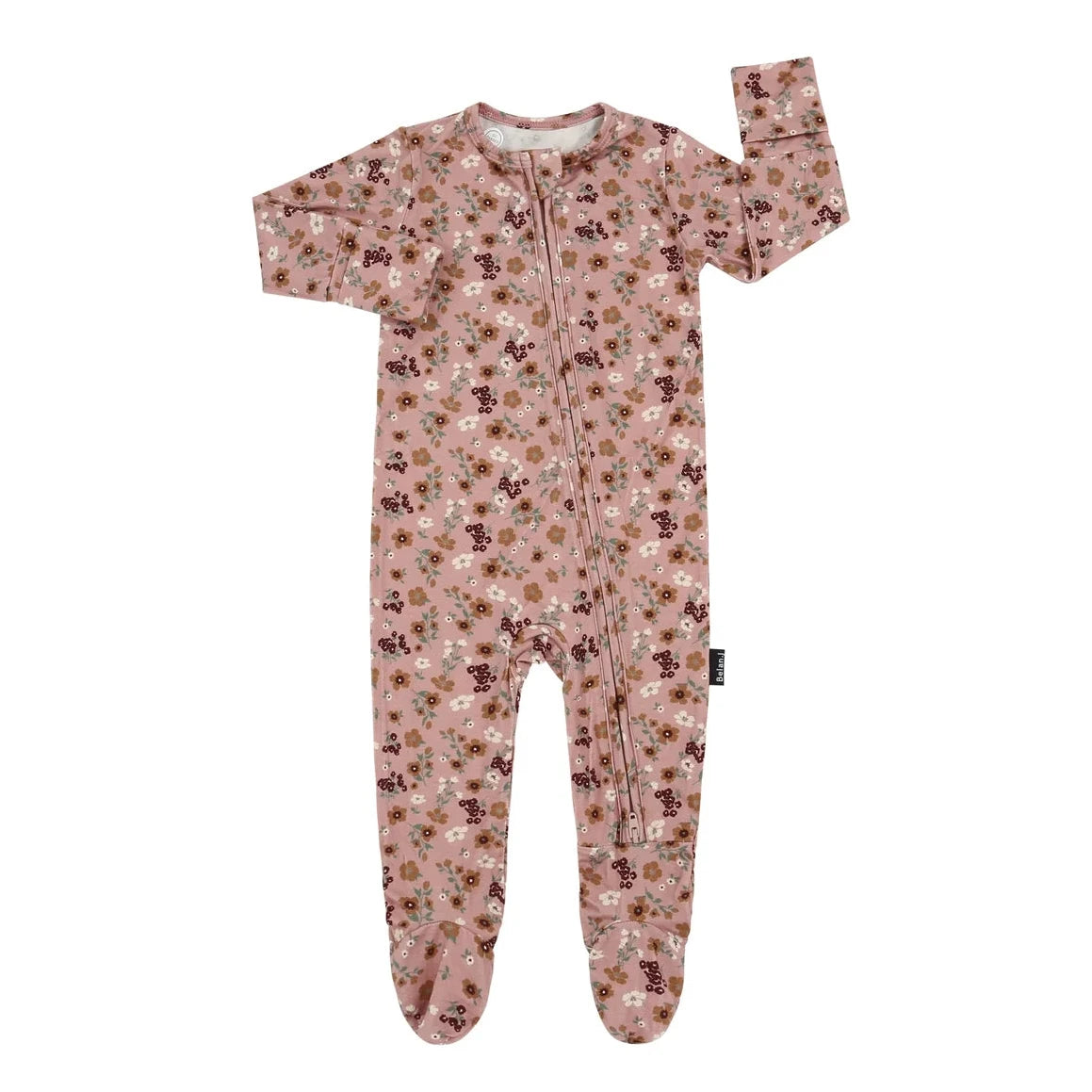 Belan J Velvet Garden Footed Zipper Sleeper