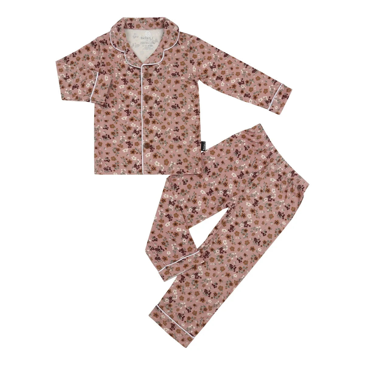 Belan J Velvet Garden Long Sleeve Pj Set
