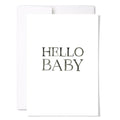 Paperscript Hello Baby Card