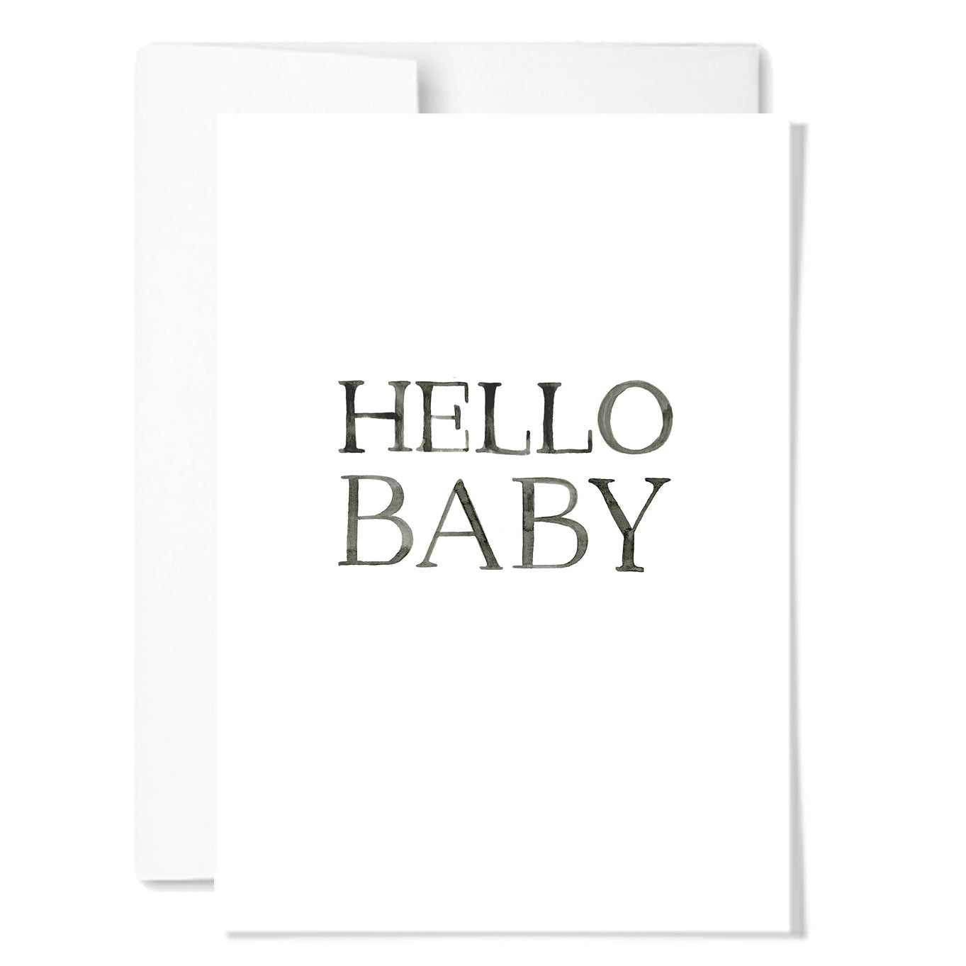 Paperscript Hello Baby Card