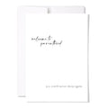 Paperscript Welcome to Parenthood Card
