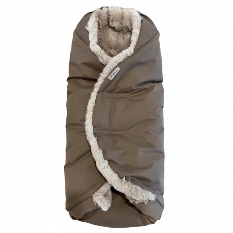 7AM Moss Brown Faux Fur NIDO • HELSINK - Online Exclusive