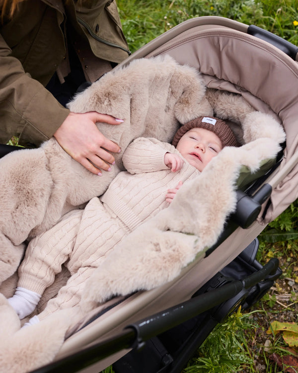 7AM Moss Brown Faux Fur NIDO • HELSINK - Online Exclusive