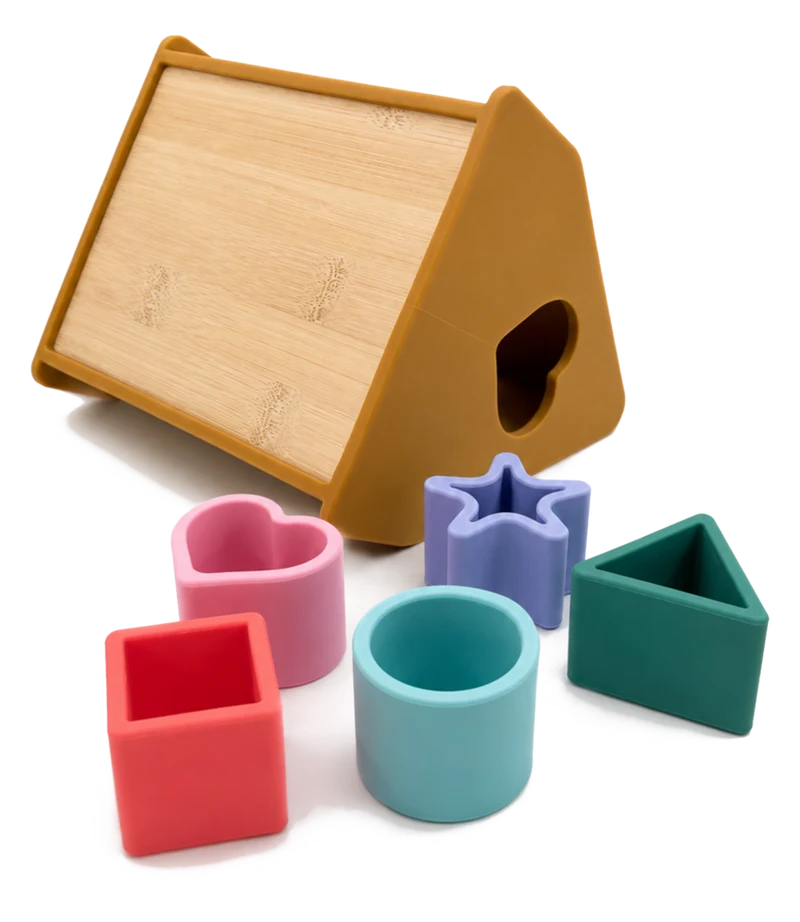 Milly Stone Silicone House Sorter Golden Honey Multi