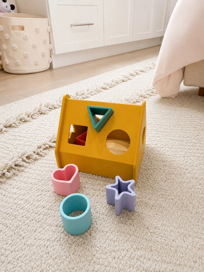 Milly Stone Silicone House Sorter Golden Honey Multi