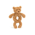 JELLYCAT BARTHOLOMEW BEAR RING RATTLE