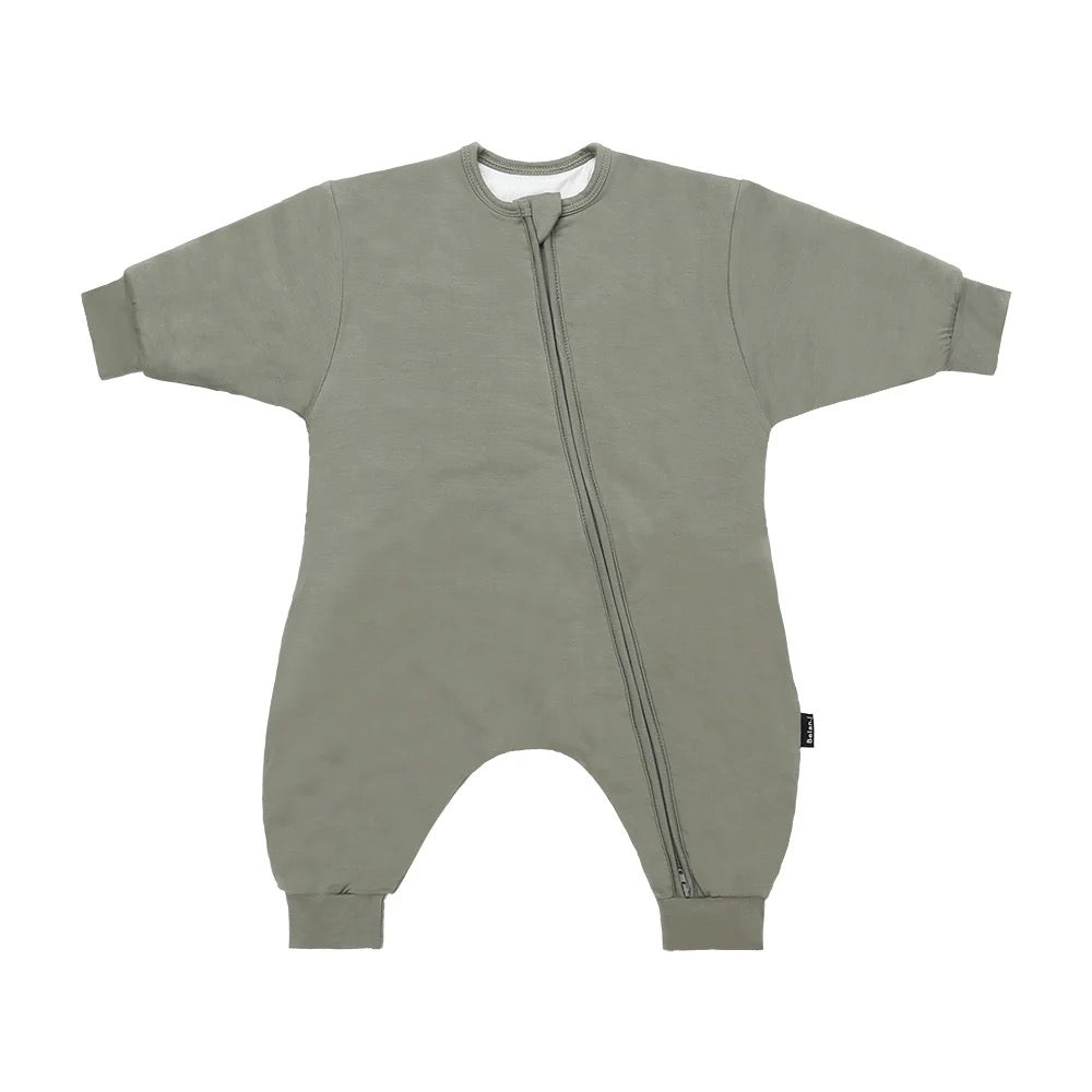 BELAN J 1.0 TOG QUILTED ROMPER MOSS
