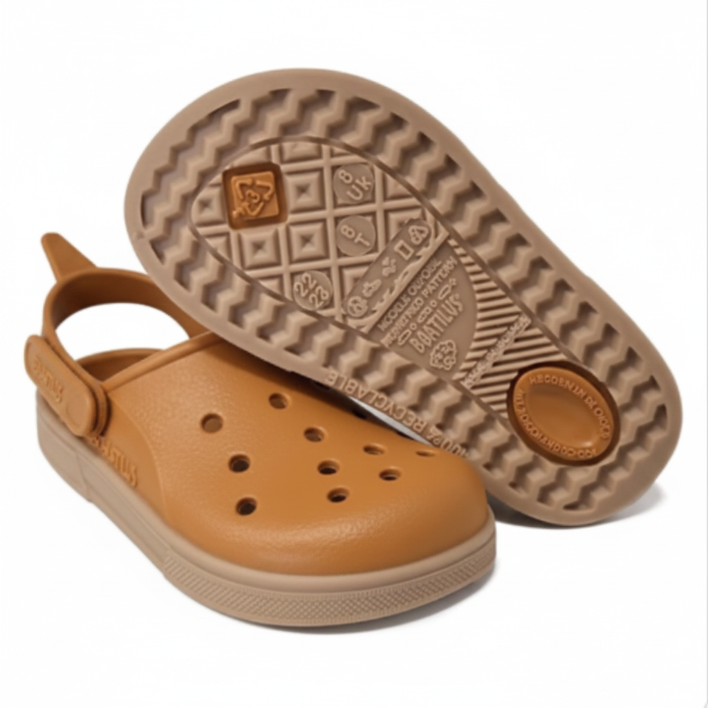 BOATILUS CLOGGY PUMPKIN & BEIGE