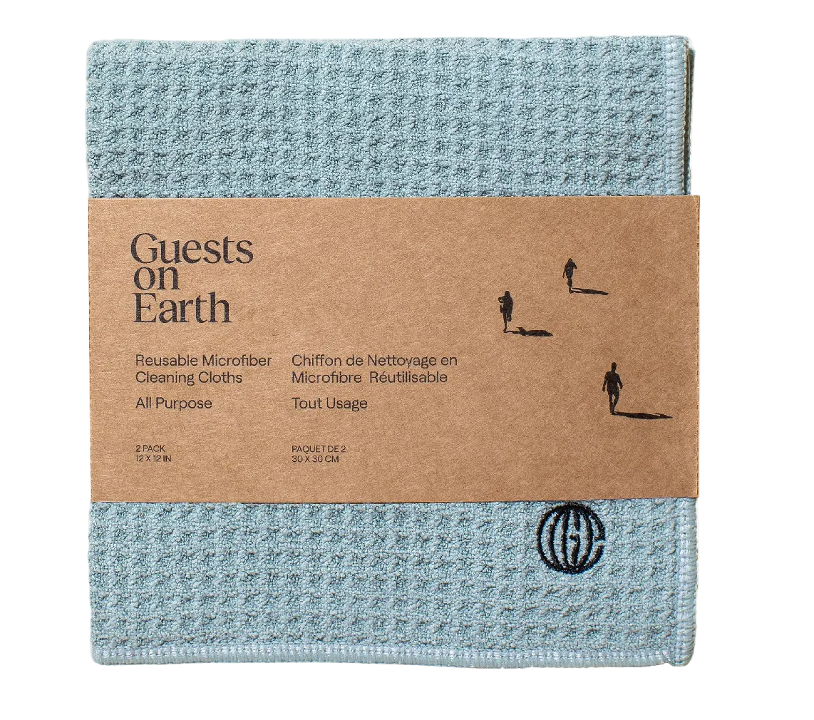 GUESTS ON EARTH WAFFLE CLEANING CLOTH 2 pack