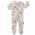 BELAN J FLORAL BLISS FOOTED ZIPPER SLEEPER
