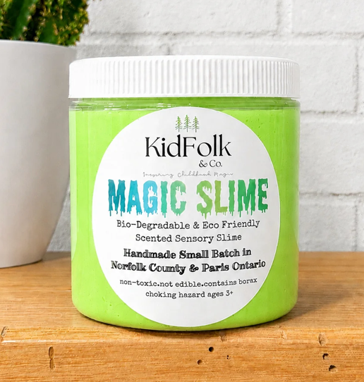 KIDFOLK & CO HALLOWEEN MAGIC SLIME GREEN 4OZ