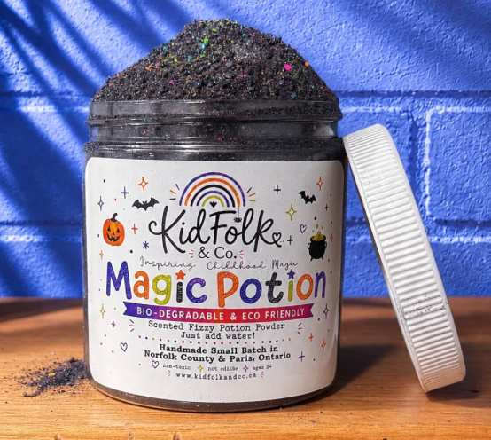 KIDFOLK & CO HALLOWEEN MAGIC POTION BLACK 40Z