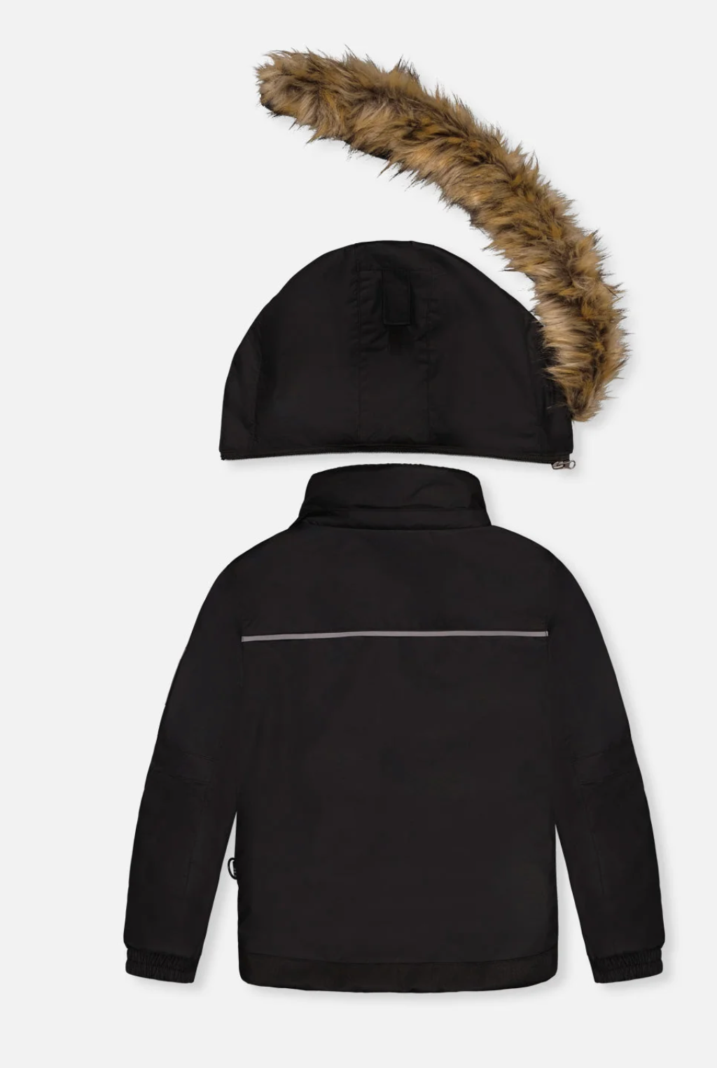 Deux Par Deux Two Piece Play Snowsuit Black & Beige - Online Exclusive