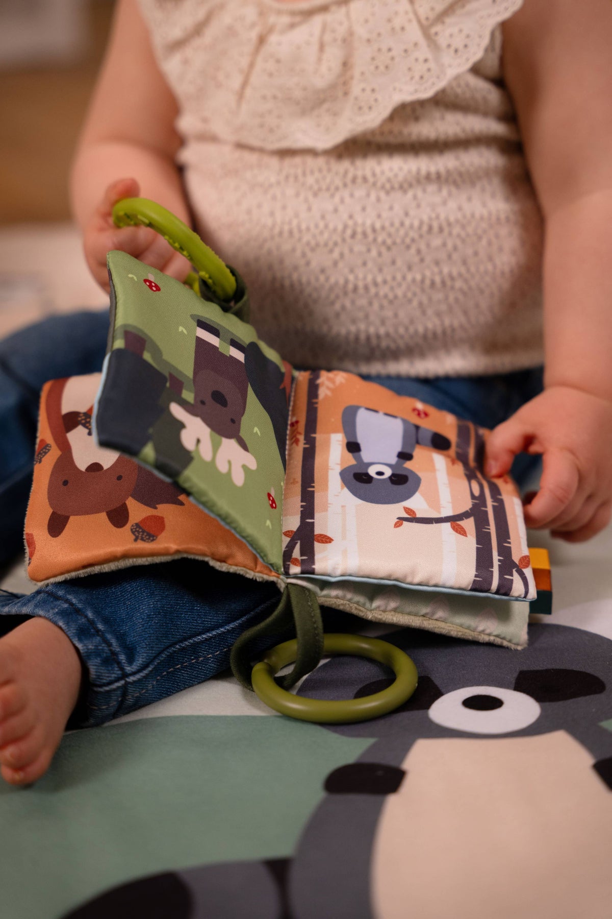 Little Big Friends Soft Baby Book - Forest