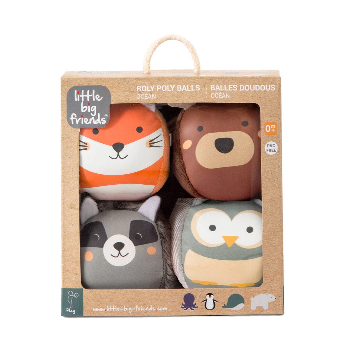 Little Big Friends Roly Poly Balls -Forest Set