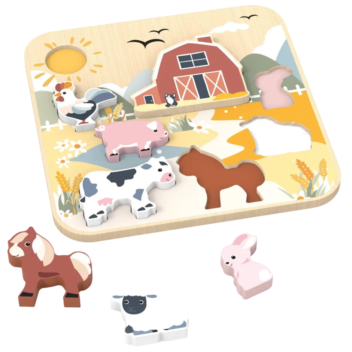 Speedy Monkey Farm Chunky Puzzle