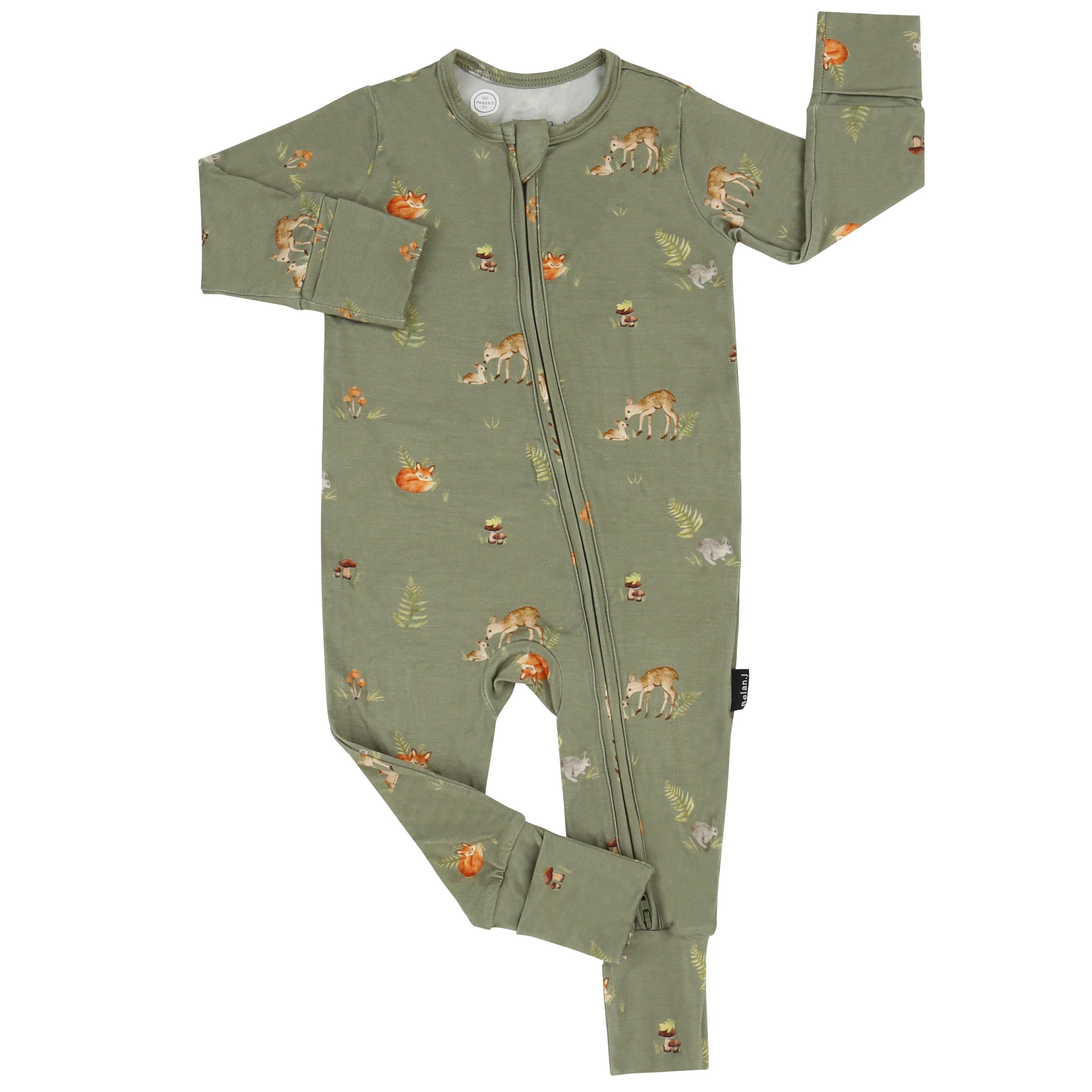 Belan J Forest Friends Footless Zipper Sleeper