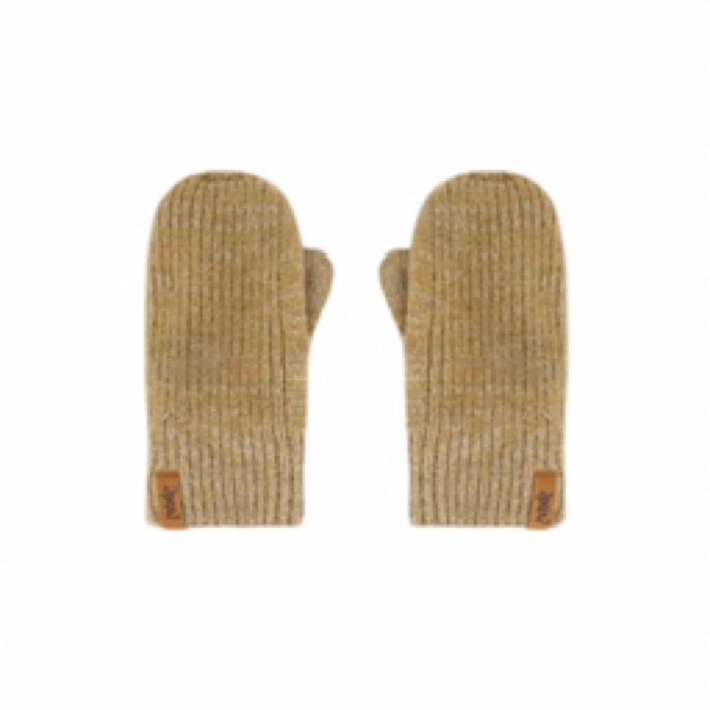 Deux Par Deux Pine Bark Knit Mittens