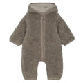Huttelihut 2044 Camel Melange PRAM SUIT WOOL TEDDY with lining
