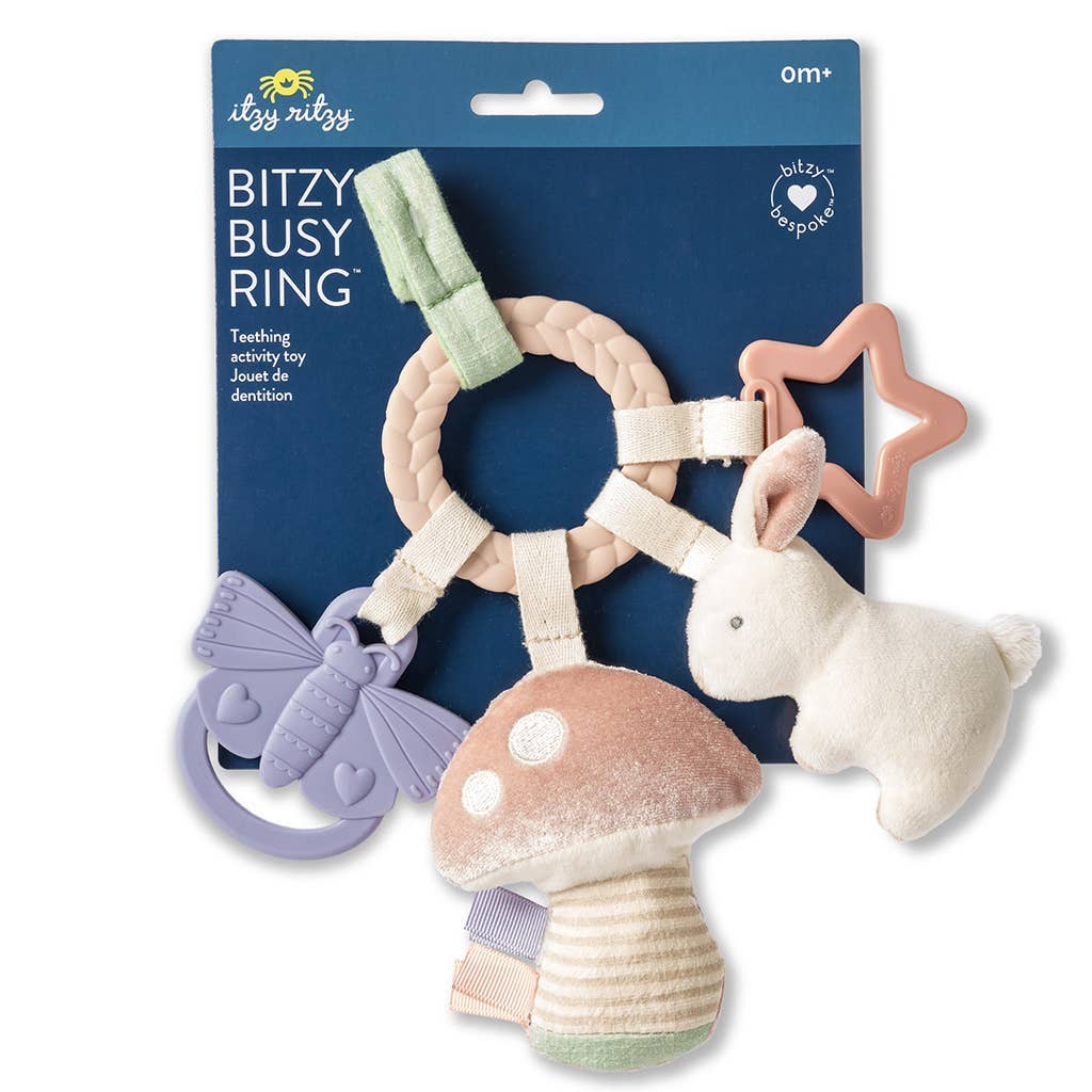 Itzy Ritzy Bitzy Busy Ring Bunny Teething Activity Toy