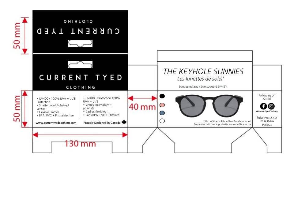Current Tyed Clothing - Keyhole Sunnies Blue