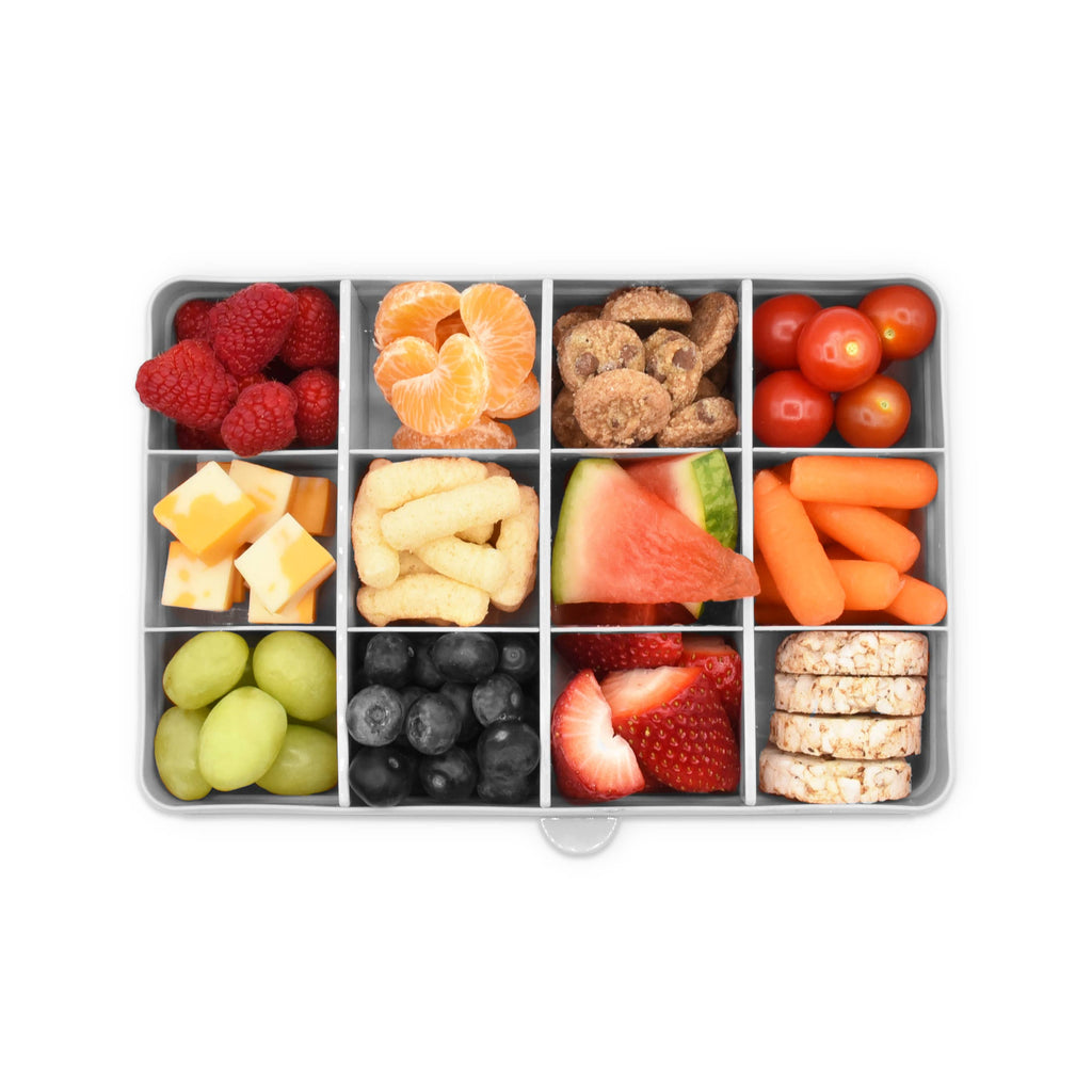 melii Snackle Box Pink Divided Snack Container with 12 Compartments