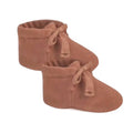 Quincy Mae Clay Ribbed Baby Booties