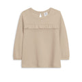 Colored Organics Clay Sorren Long Sleeve Ruffle Yolk Tee