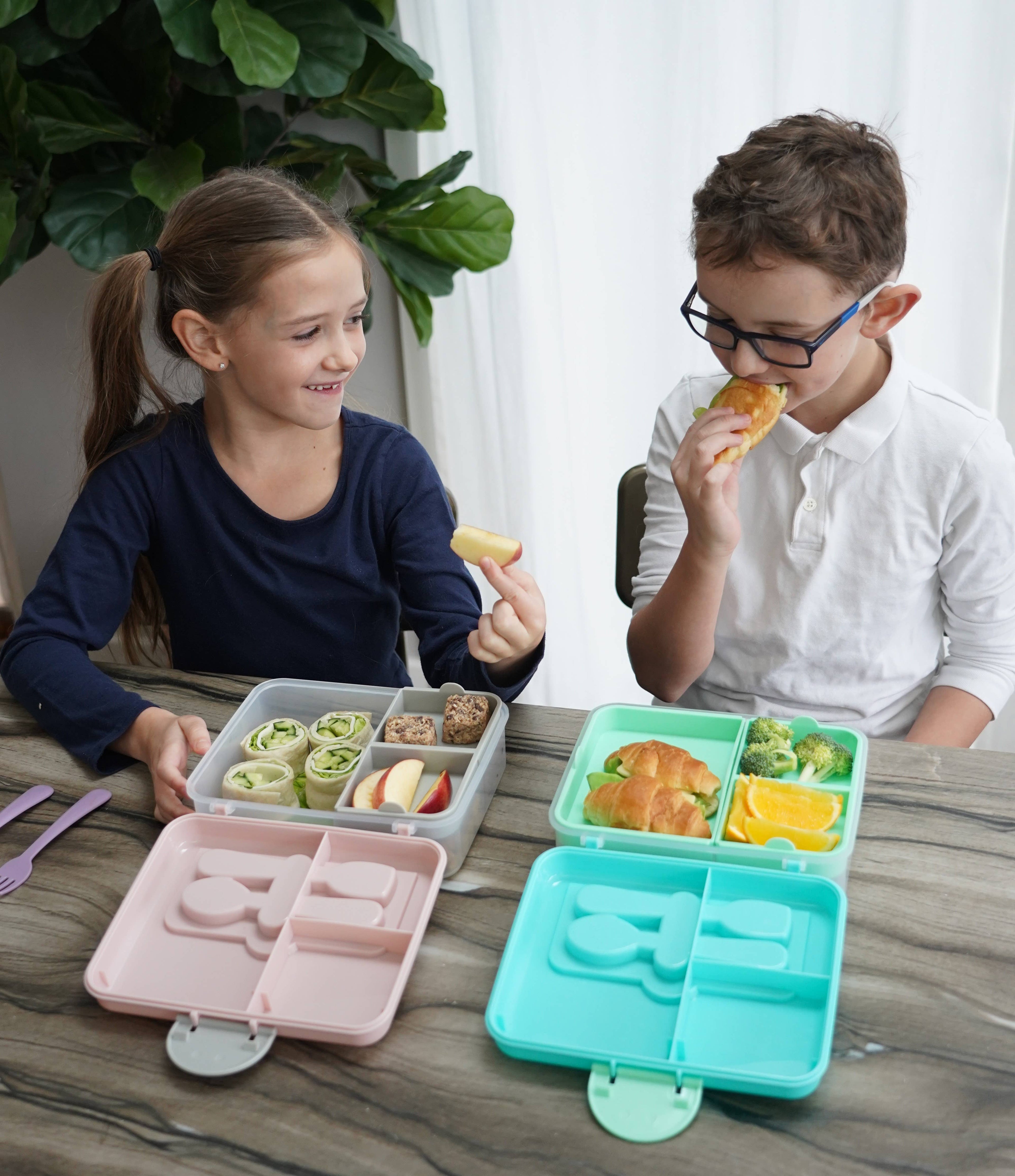 melii 2 Tier Pink Bento Box