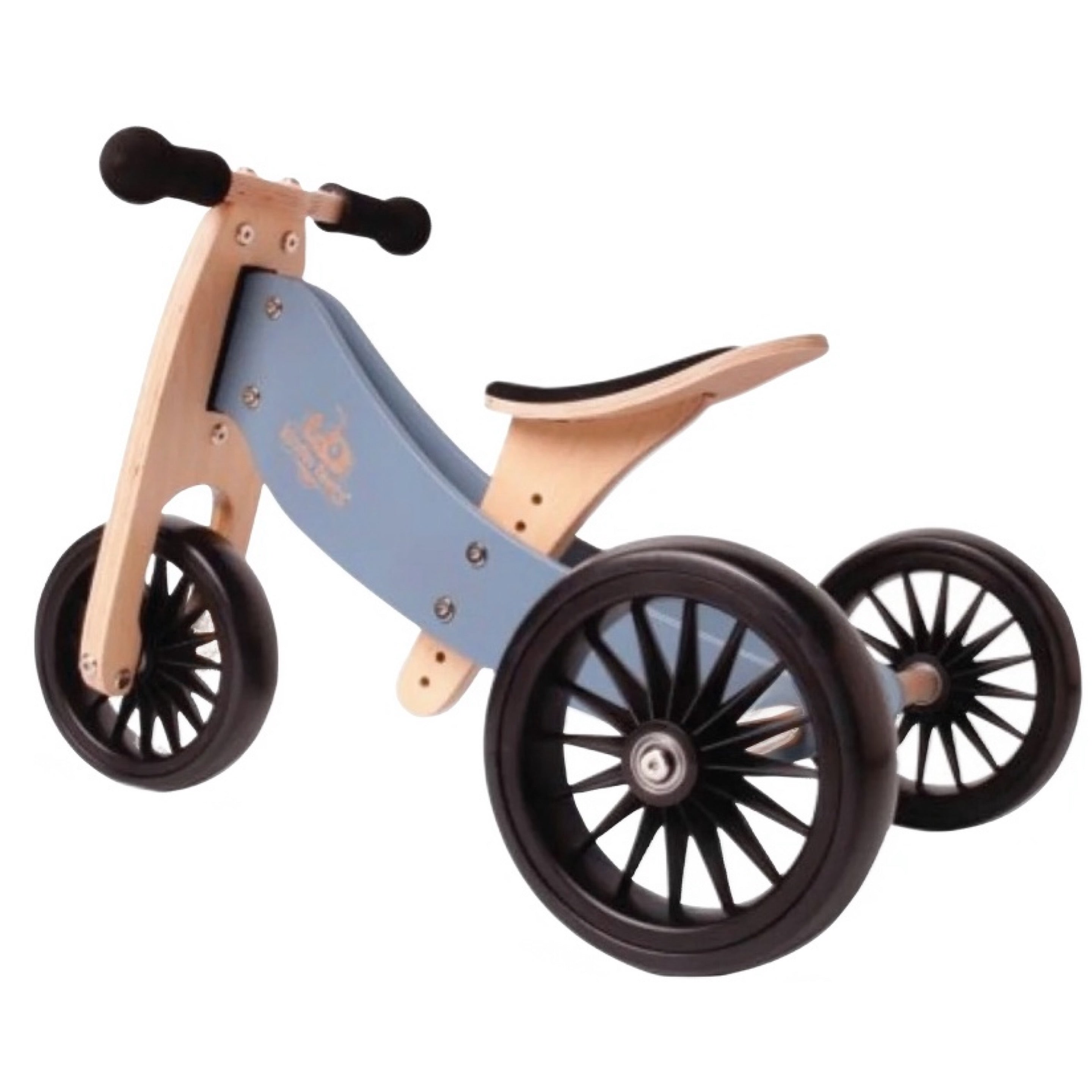 Kinderfeets Tiny Tot PLUS 2-in-1 Tricycle & Balance Bike Slate Blue - Online Exclusive