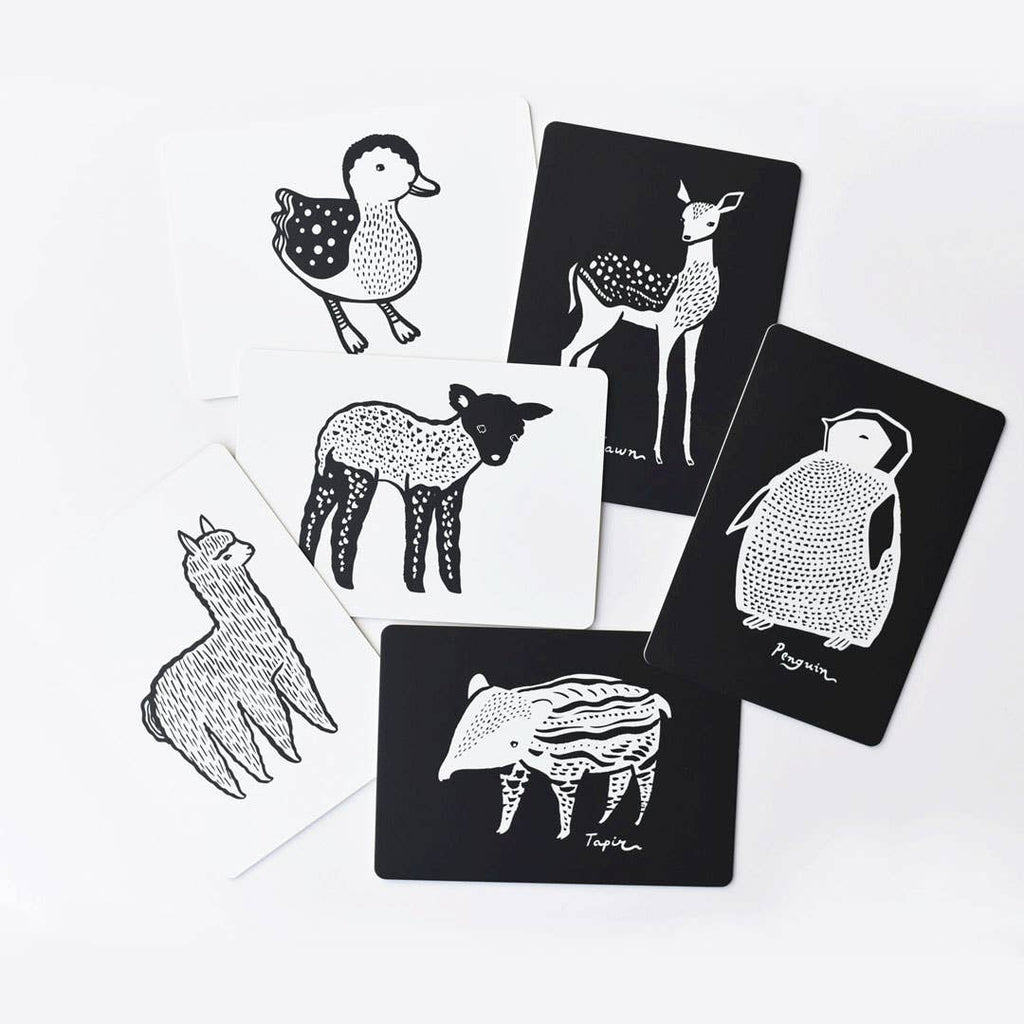 Wee Gallery Baby Animals Art Cards for Baby