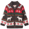Hatley Holiday Stag Shawl Collar Cardigan