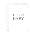Paperscript Hello Baby Card