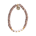 Savvy Bling Mama Bracelet - Heishi with Gold Letters