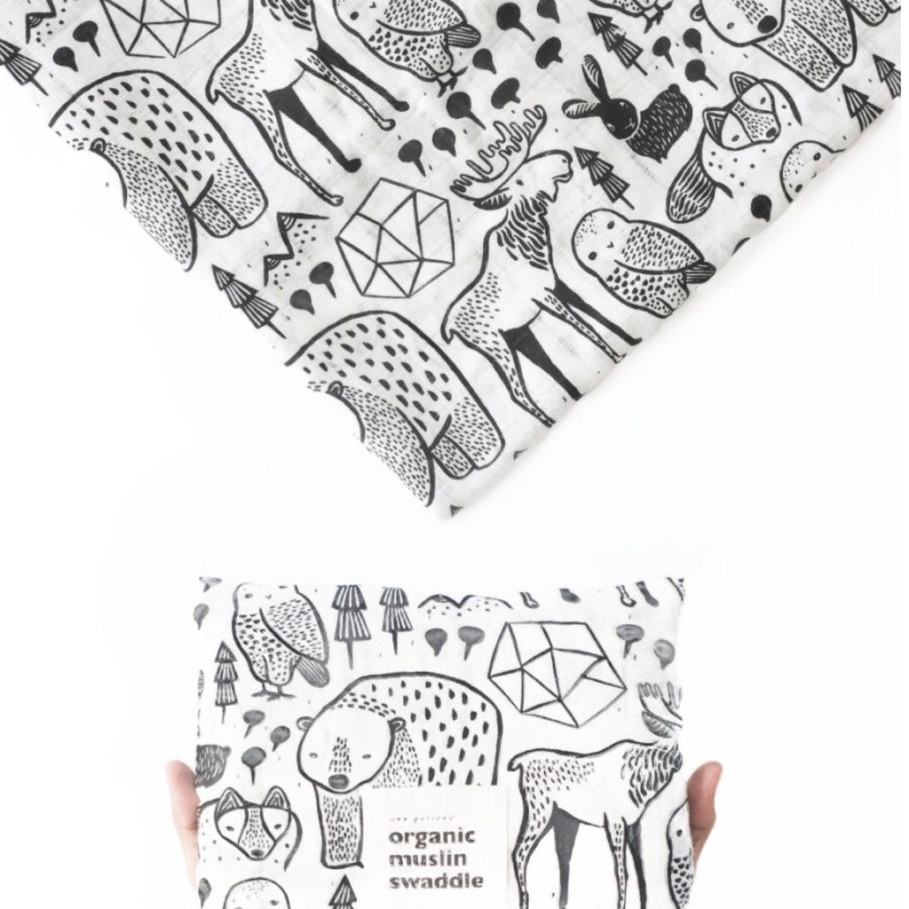 Wee Gallery Nordic Organic Muslin Swaddle