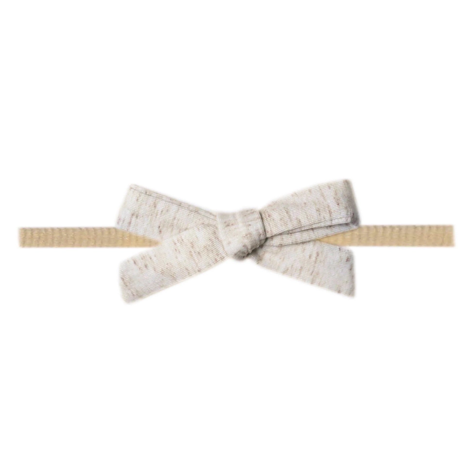 Copper Pearl Oat Ribbon Nylon Bow