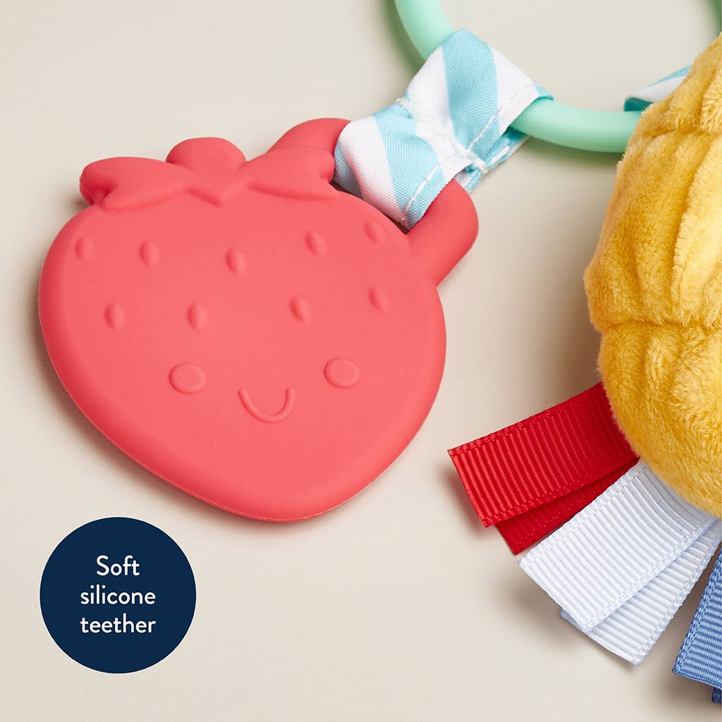 Itzy Ritzy Itzy Pal Cow Plush + Teether