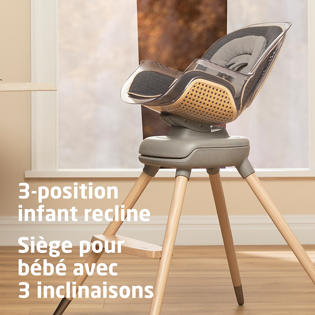 Maxi Cosi Kiskadee 360 Rotating High Chair Onyx Heritage - Online Exclusive