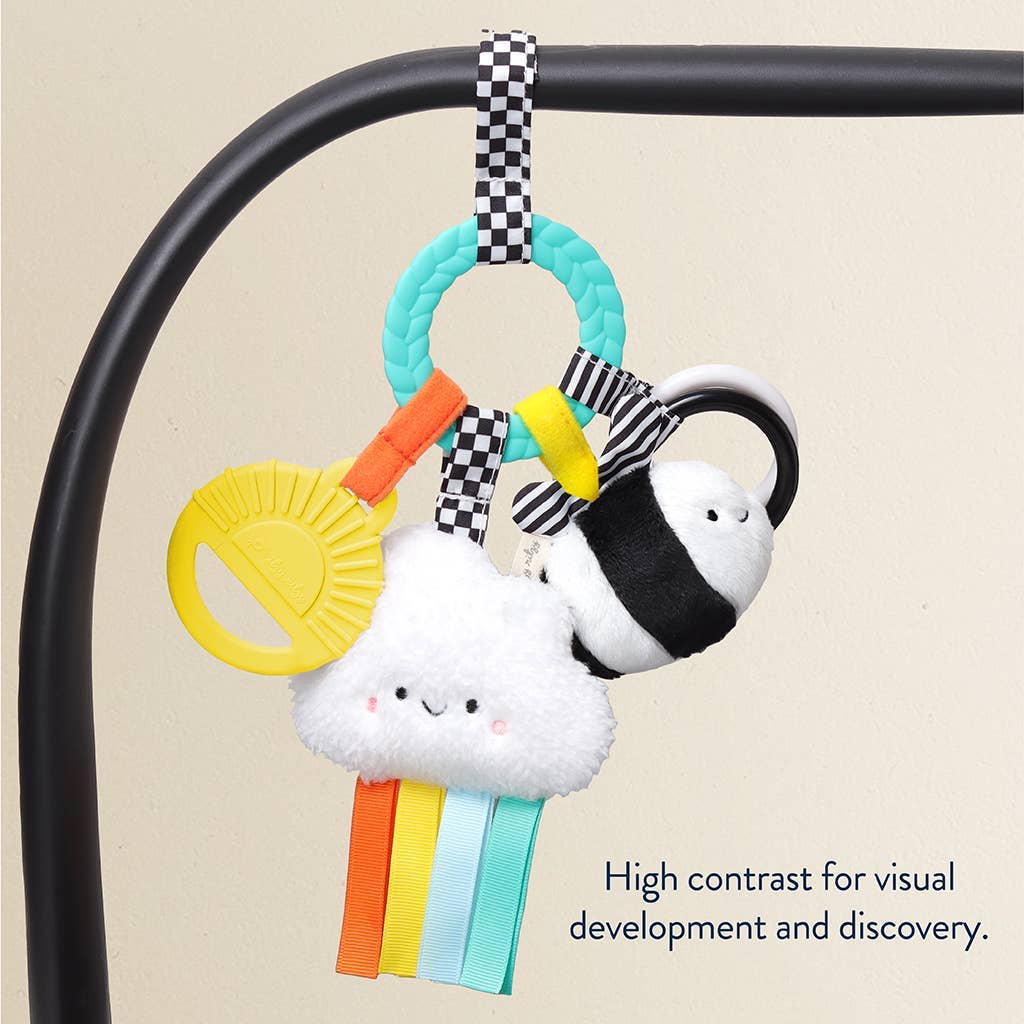 Itzy Ritzy Bitzy Busy Ring Bunny Teething Activity Toy