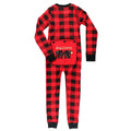 Lazy One Bear Cheeks Kids Plaid Flapjacks