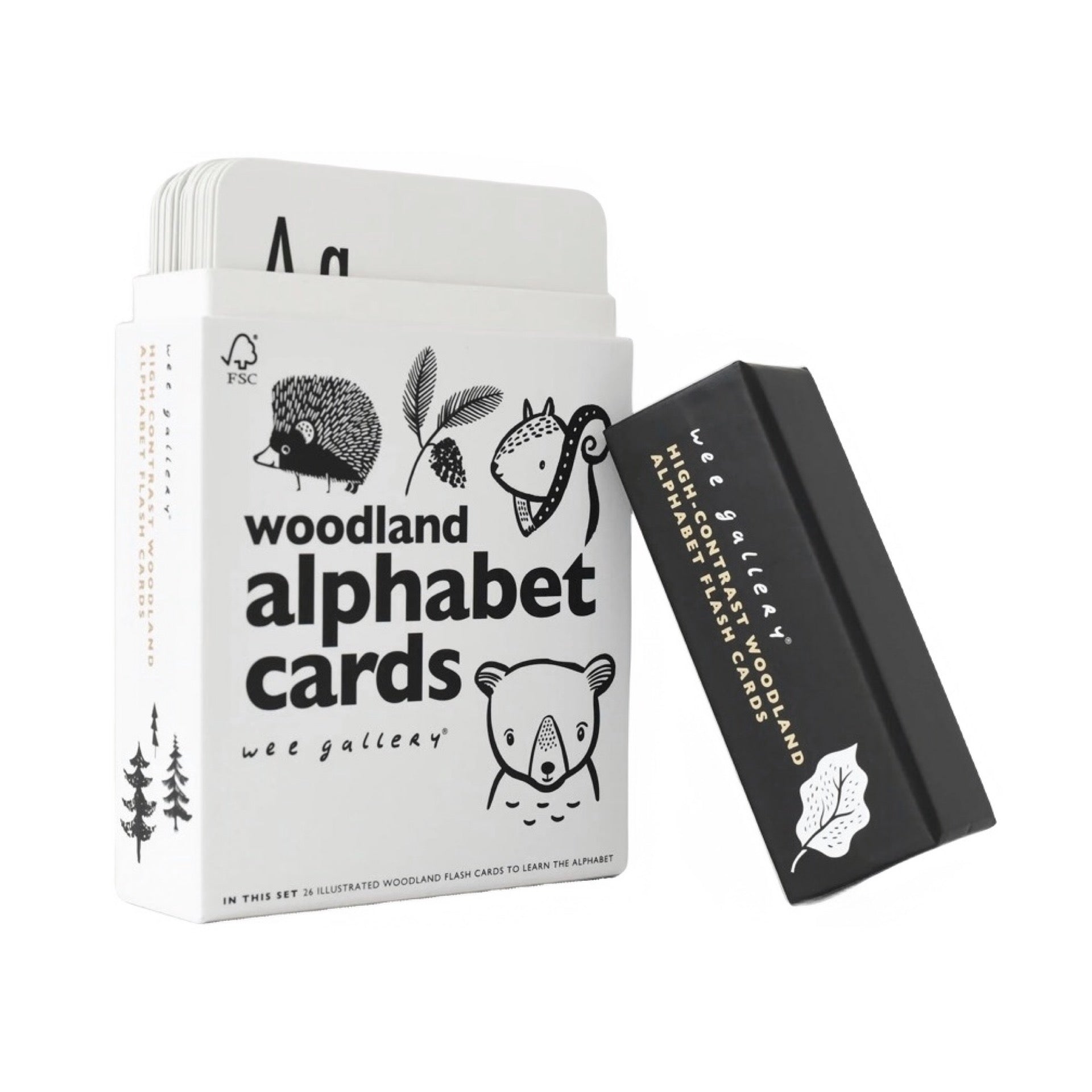 Wee Gallery Woodland Alphabet Cards