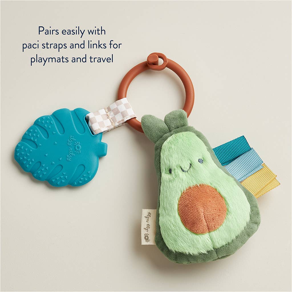 Itzy Ritzy Itzy Pal Cow Plush + Teether